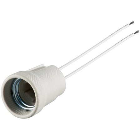 E27 Lampeholder med dobbelt slids