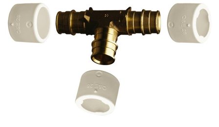 Uponor 1870256 T-rør til kobling 15 x 15 x 15 mm, Installasjon
