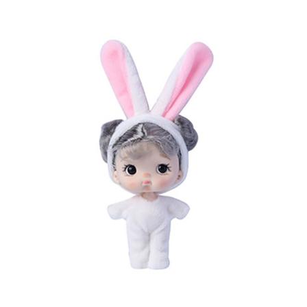 Baby valikoima 4 tuuman nukkeja sisältää käsintehdyt nuken pääpantavaatteet Mini baby tytöille taaperoille ja lapsille