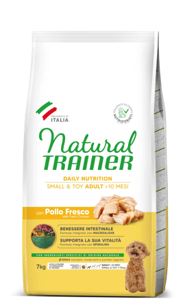 Natural Trainer Crocchette Pollo/Riso Per Cani Adulti Di Taglia