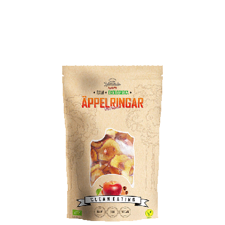 Clean Eating Äppelringar Med Kanel 50 g