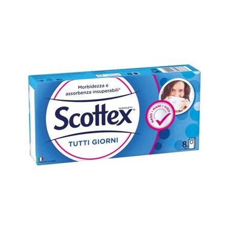 Scottex Fazzoletti Tutti Giorni 8 Pezzi