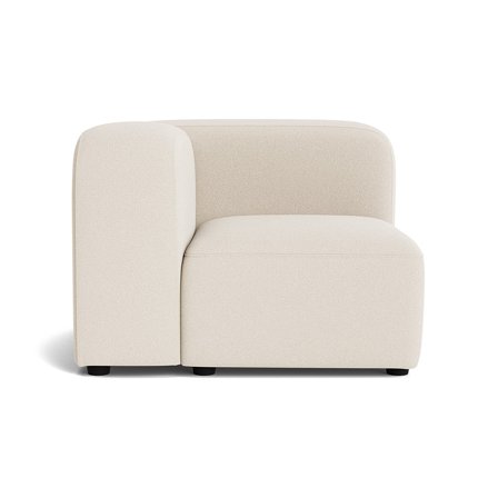 Milo hjørnemodul, venstrevendt - Loop Creme - 100x100x72 - Sofa