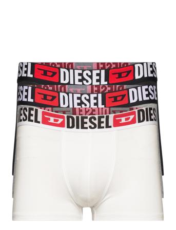 Umbx-Damienthreepack Boxer-Shorts Boksershorts Hvit Diesel Men