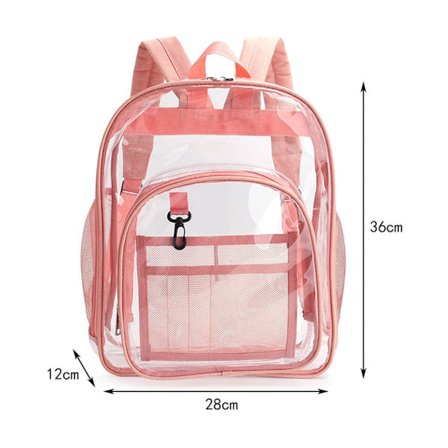 Sommar Bokväskor för Kvinnor Transparenta PVC Resväskor Stor Kapacitet Multifunktionell Bärbar Mode Enkel för Utomhussporter~07308