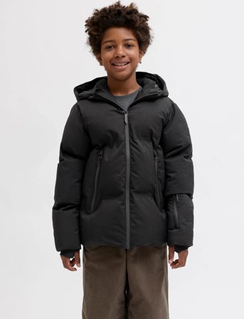 Jack & Jones Jcofusion Technical Puffer Jacket Jnr - Black - 140