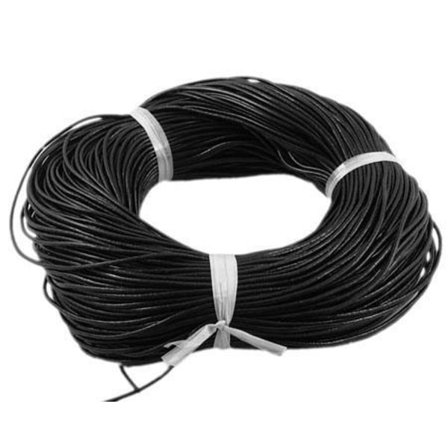 10 mt. Läderrem 2 mm. tjock (4 färg val)