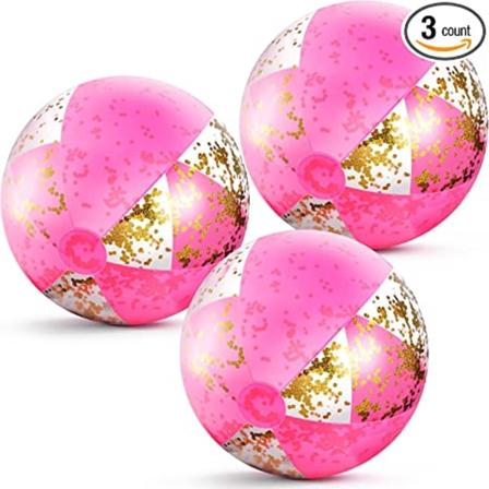 16 tuuman glitter-rantapallo Konfettirantapalloja Uinti