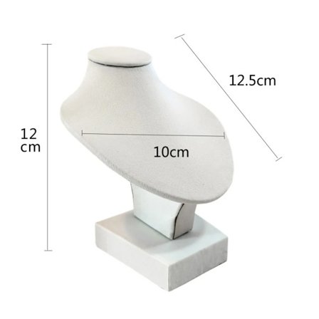 Display Stativ Hals Modell Stativ VIT PU VIT PU