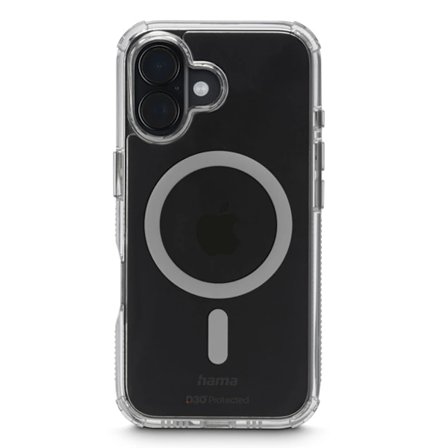 HAMA Telefontaske til iPhone 17 MagSafe Extreme Protect - Gennemsigtig