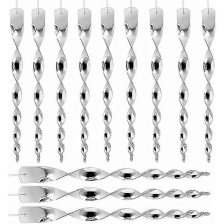 12 kpl Linnunpelätin 30 cm Linnunpelätin 360 astetta Linnunpelätin, Heijastava Spiraali Linnunpelätin, Parvekkeelle, Hedelmäpuille