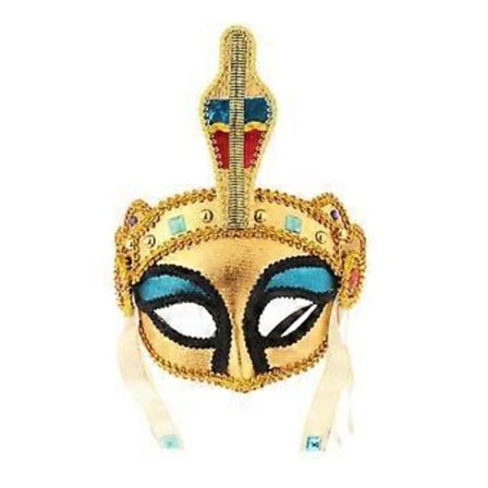 Egyptisk Kostume Hovedbeklædning Karneval Fødselsdag Event Sceneoptræden Maske Foto (maske 22x21cm)