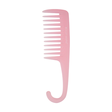 Brushworks Brushworks Shower Comb, Rosa, 1 stk.