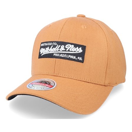 Mitchell & Ness - Orange adjustable Czapka Z Daszkiem - Own Brand Box Logo Tan Adjustable @ Hatstore
