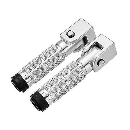 2 stk. M10 Motorsykkel Fothviler Foran Bakre Fotstøtte Pedal Motorsykkel Modifikasjonstilbehør 90 Graders Fast Sammenleggbare Fotpinner