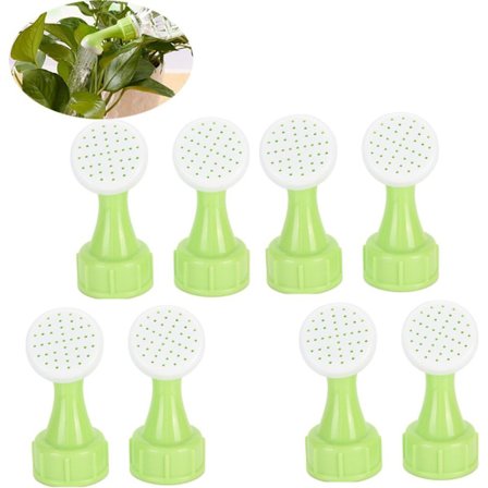 8 stk. bærbar flaskehætte sprinkler flaske top vandere sprayere husholdning vanding sprinklerhoveder plastik vanding