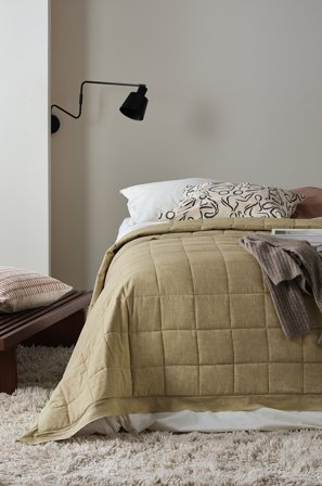 Jotex - Sengeteppe - Dobbeltseng 260x260 Cm Grønn - SENTE - Kjøp Sengetepper hos Jotex