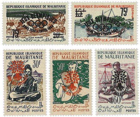 Mauretanien - YT 154A-B - Postfrisk