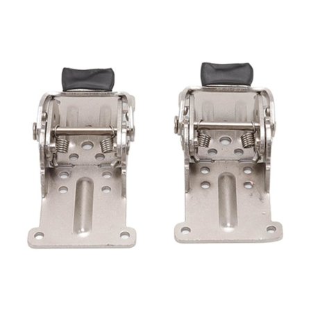 Foldbare hængsler 2 stk. zinklegering 180 graders selvlåsende hængselsæt til skab garderobeskabsdør bord