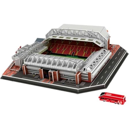 PC 3D-palapeli, DIY-rakennusmalli, Uusi Liverpool Anfield Stadium -malli 3D-palapeli, Kolmiulotteinen palapeli, Jalkapallokentän DIY-mallit
