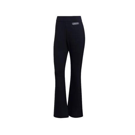 Adidas, Flare Leggings Blauw, Dames, Maat:L