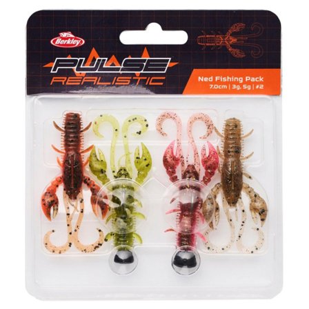 Berkley Ned Fishing Pack - 7cm, 3/5g