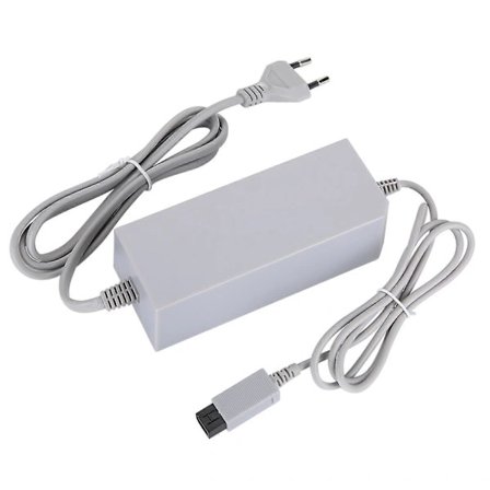 Ny strømforsyningsadapter kabelledning for Wii 110-240v EU-kontakt