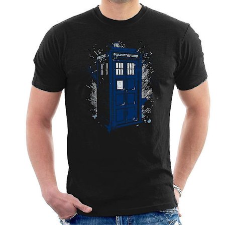Resa i tiden Tardis Doctor Who T-shirt för män