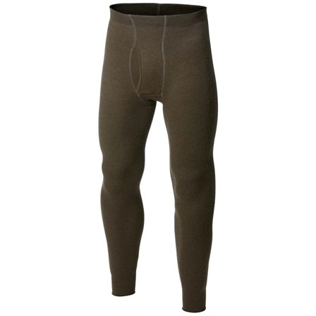 Woolpower Long Johns with Fly 400 Men base layer trousers Green XL