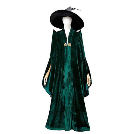 Harry Potter Minerva McGonagall Tylypahka Rehtori Puku Aikuisten Halloween Cosplay -asu-FM-