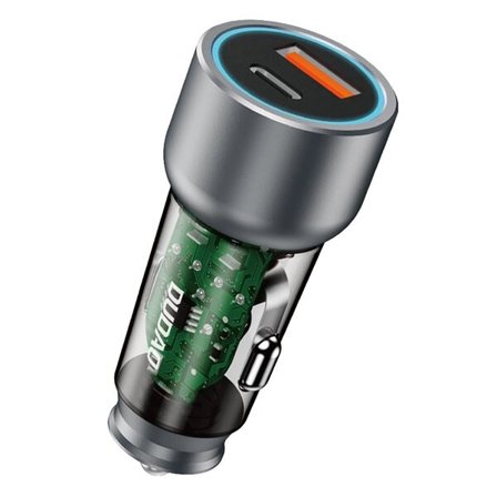 Dudao Billaddare 30W med USB-A och USB-C