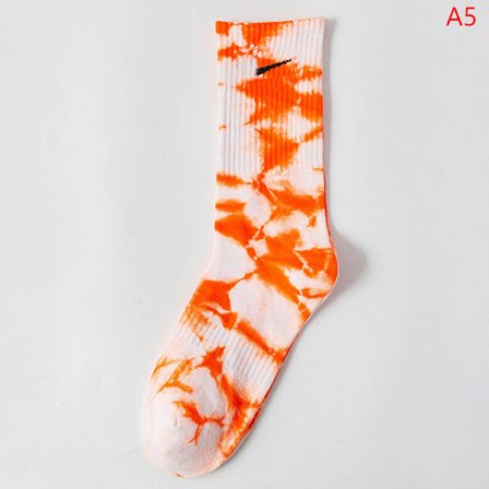 Tie-dye Socks European and Street Ins Hip-hop Tide Brand Coupl