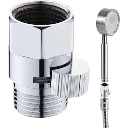 Sulkuventtiili 1/2 messinkinen suihkupään venttiili suihkuhanan vettä säästävä venttiili pää G1/2 veden virtaussäätöventtiili suihkupään virtaussäätö 