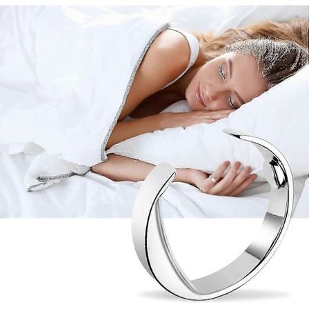 2 stk. Anti Snorke Ring, Anti Snorke Udstyr, Akupressur Anti Snorke Ring, Magnetisk Anti Snorke Ring Effektiv Snorke Løsning - God