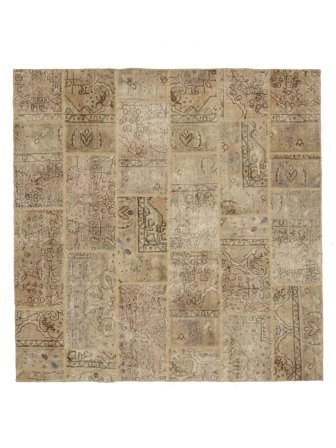 Handgeknüpft Orientalischer Patchwork Teppich 198X202
