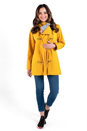 Wombat Numbat Go Graviditets- og bærejakke Mustard XXL, Børn & Forældre, Babyudstyr, Bæreseler