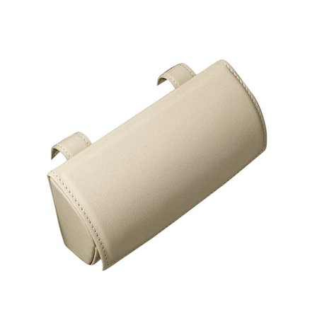 Aurinkolasien pidike auton aurinkosuojaan, autolasien järjestäjälaatikko, ajoneuvon aurinkosuojan tarvikkeet, lasikotelo naisille ja miehille, beige, 