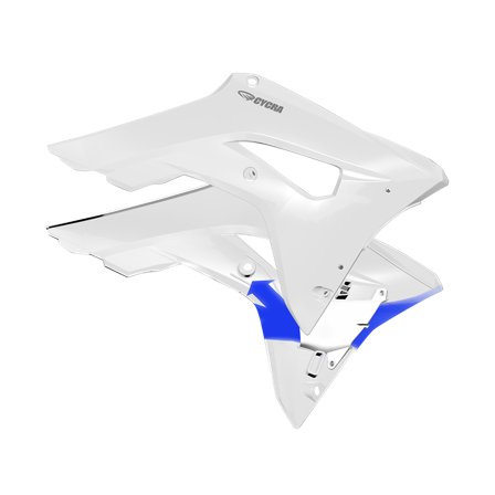 Cycra Powerflow Radiator Shrouds White - Honda CRF 450R 2017-2020