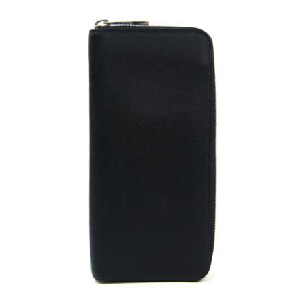 Louis Vuitton Vintage, Pre-owned Zippy Wallet Vertical Blauw, Heren, Maat:ONE Size