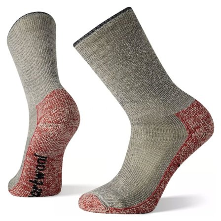 Smartwool Mountaineer Classic Edition Maximum Cushion Crew Socks Unisex hiking socks Grey 34-37