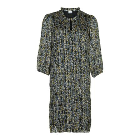 IN Front, Shirt Dresses Zwart, Dames, Maat:L,polyester,print