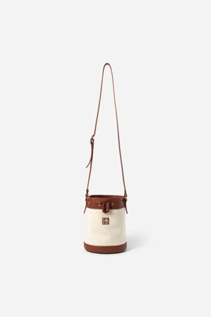 CAMILLA PIHL - Canvas Bucket Bag - Brown SizeOne Size