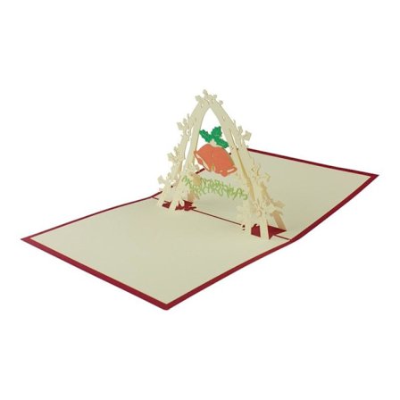 Handgjorda Pop-Up Julkort - Nr 7