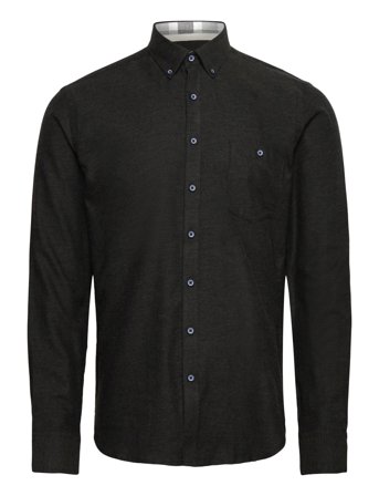 Lindbergh | Mélange Brushed Shirt L/S - Regular | S