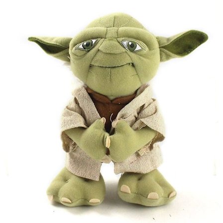 Älykäs Vanha Yoda -Plush-lelu 22cm