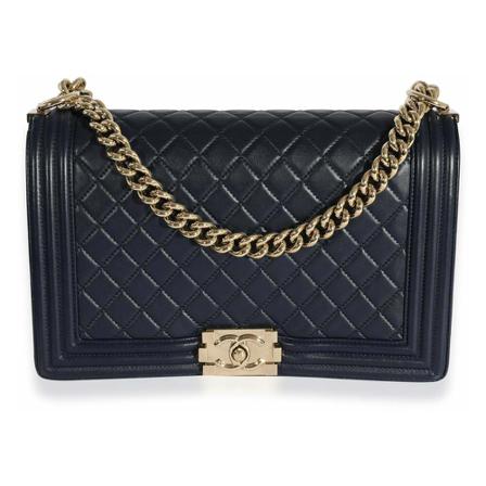 Chanel, Shoulder Bags Blauw, Dames, Maat:ONE Size