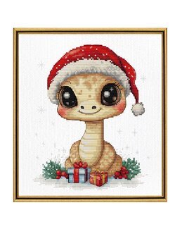 Kirjontapakkaus Taulu Joululahjat-Luca-S