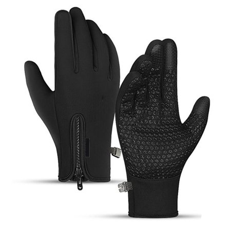 Vinter Varme Handsker Fløjl Plus Fløjl Fortykkede Udendørs Sports Cykelhandsker