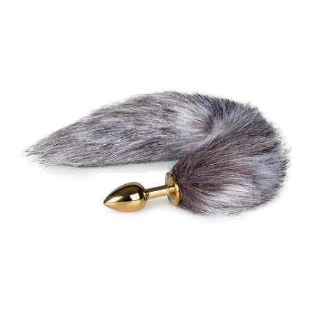 Easy Toys: Fox Tail Plug No.5 -Gold