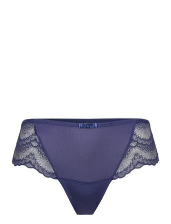 Tanya String Lingerie Panties Hipsters/boyshorts Marineblå Missya*Betinget Tilbud